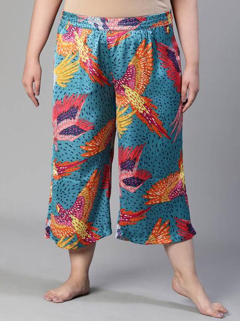 oxolloxo multicolor printed culottes