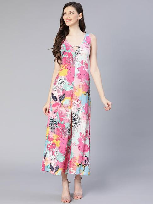 oxolloxo multicolor printed jumpsuit