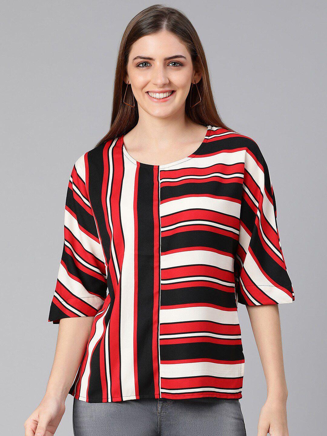 oxolloxo multicoloured striped top