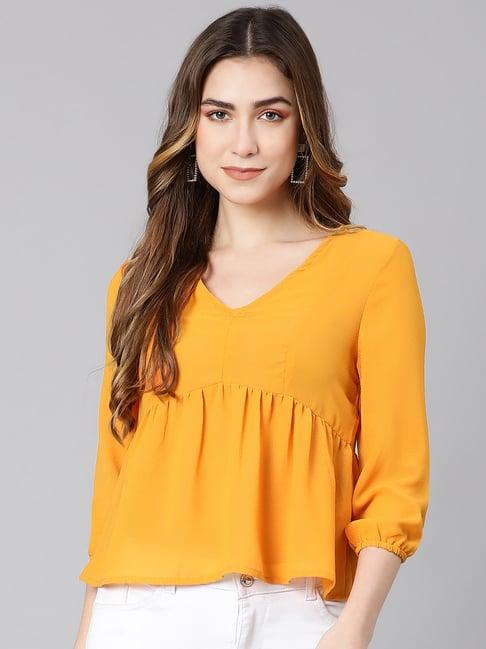 oxolloxo orange regular fit top