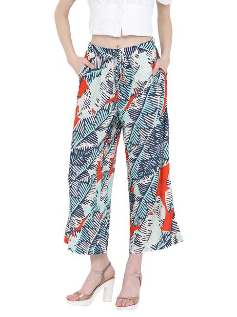 oxolloxo red mosaic panel delta culottes