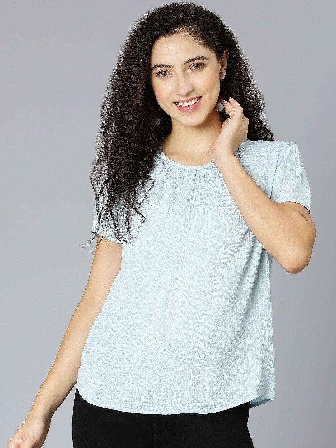 oxolloxo short sleeved crepe top