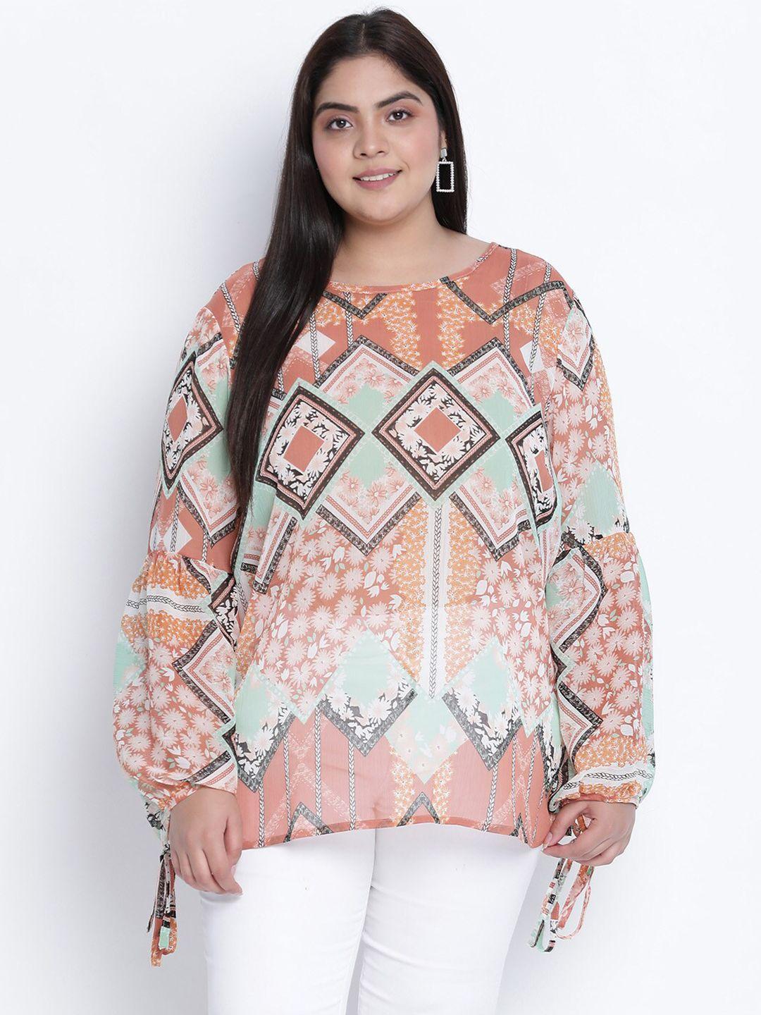 oxolloxo woman multicoloured plus size top