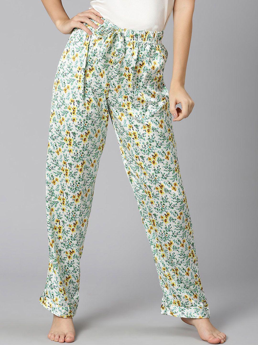 oxolloxo women floral printed lounge pant