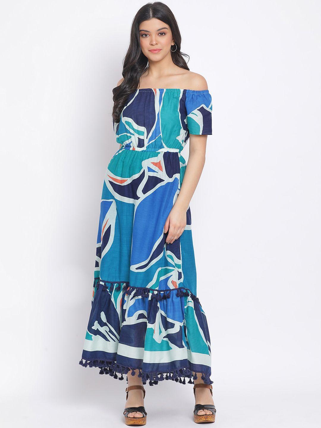 oxolloxo women multicoloured printed maxi dress