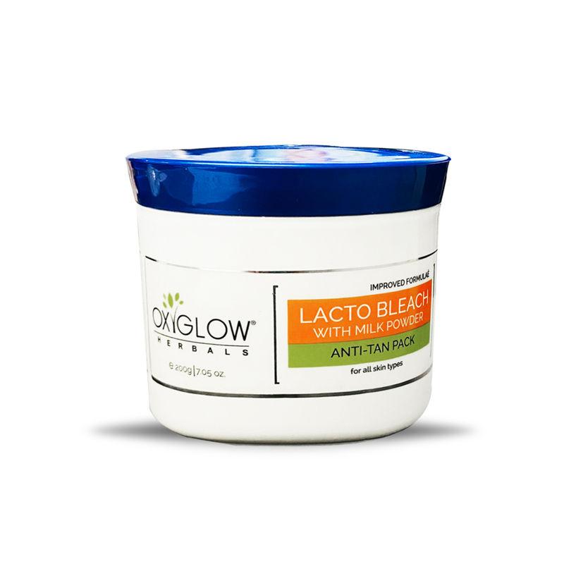 oxyglow herbals lacto bleach cream - anti-tan pack