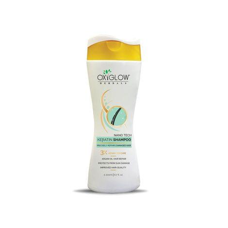 oxyglow keratin shampoo enriched with argan oil - 200 ml