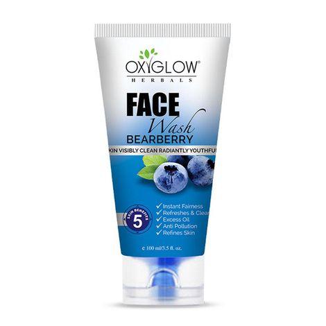 oxyglow bearberry face wash - 100ml