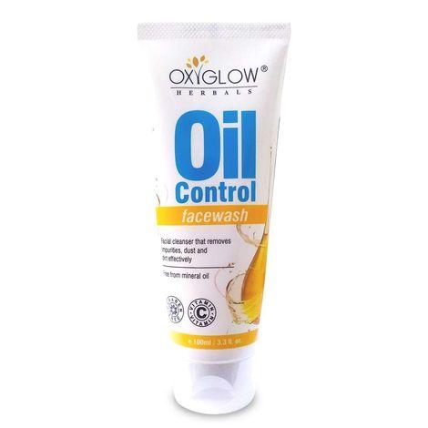 oxyglow herbals anti- acne oil control face wash|restores ph balance| deeply cleanses & removes bacteria-100ml,pack of 1