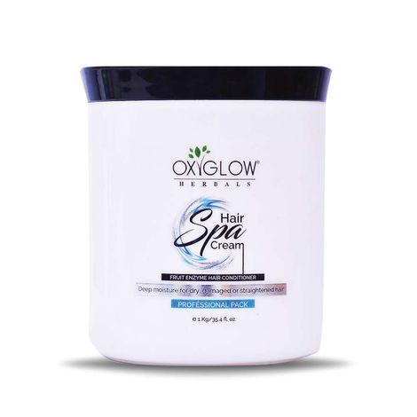 oxyglow herbals hair spa cream,1000g,nourish roots,rejuvenate dryscalp
