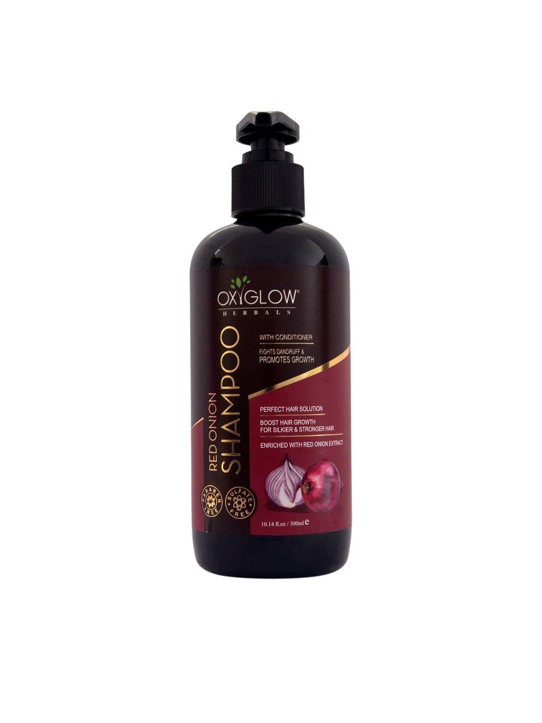 oxyglow herbals red onion shampoo - 300 ml