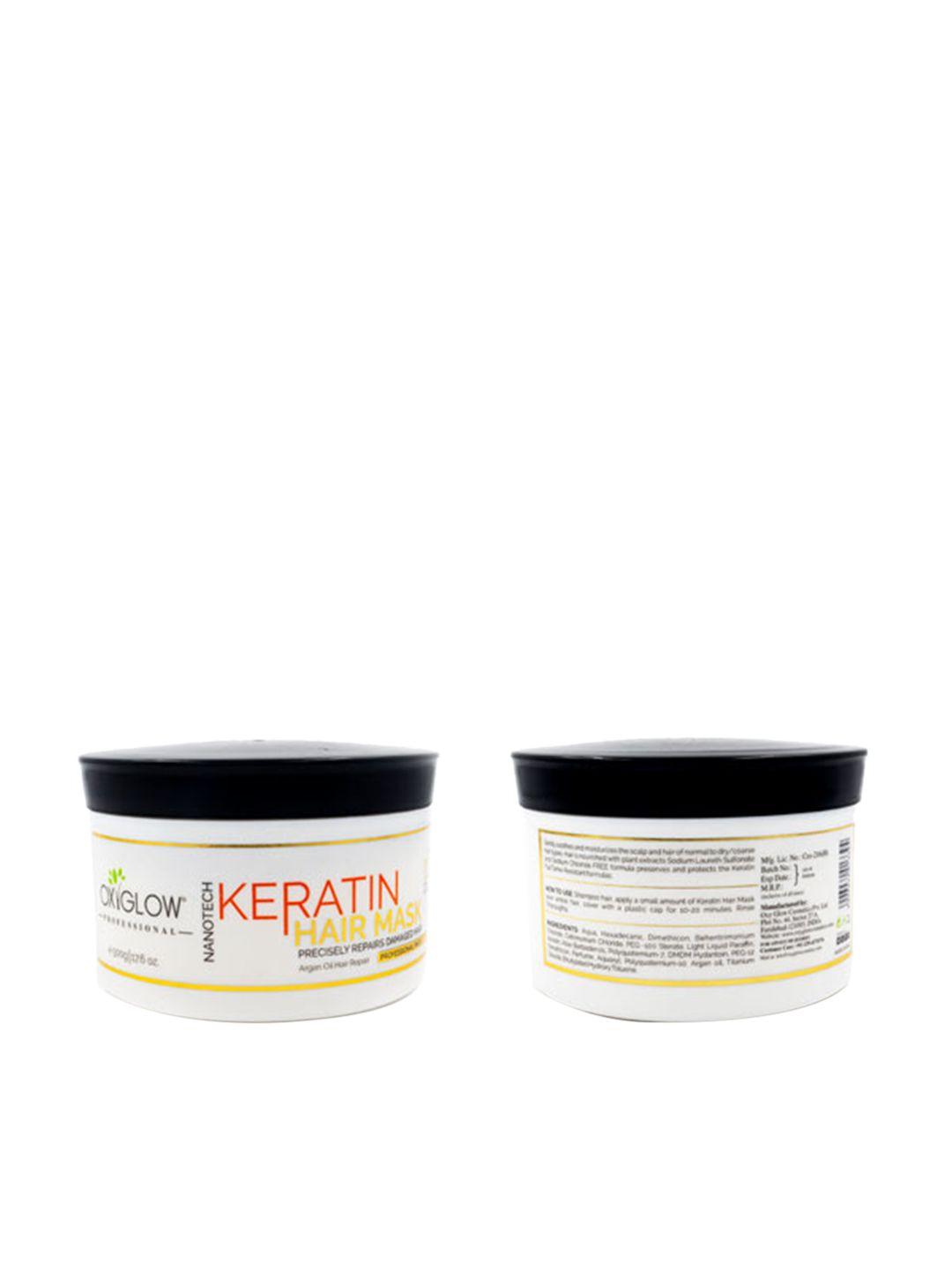 oxyglow keratin hair mask with argan oil - 500g