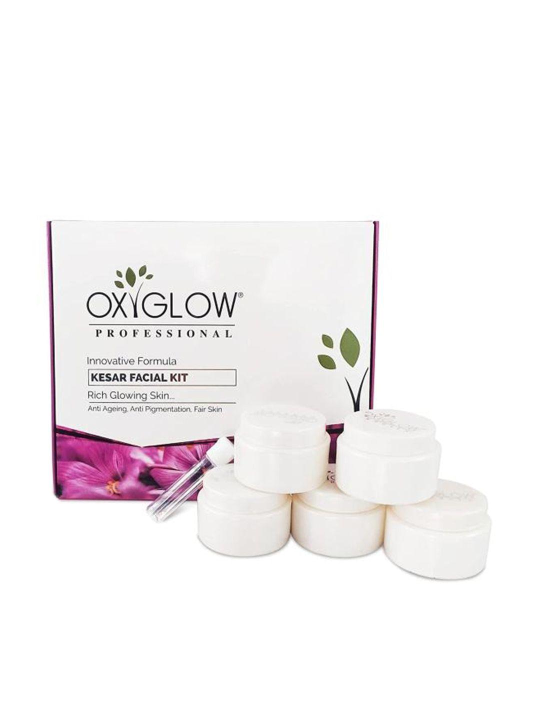 oxyglow kesar fairness glow facial kit 260g