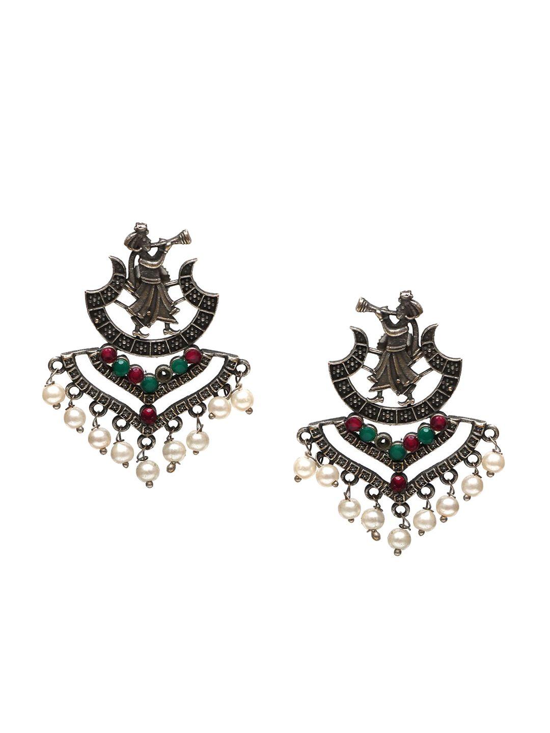 ozanoo multicoloured classic drop earrings