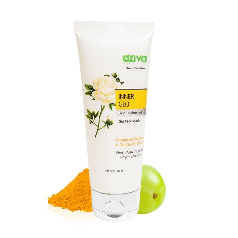 oziva inner glo skin brightening gel face wash