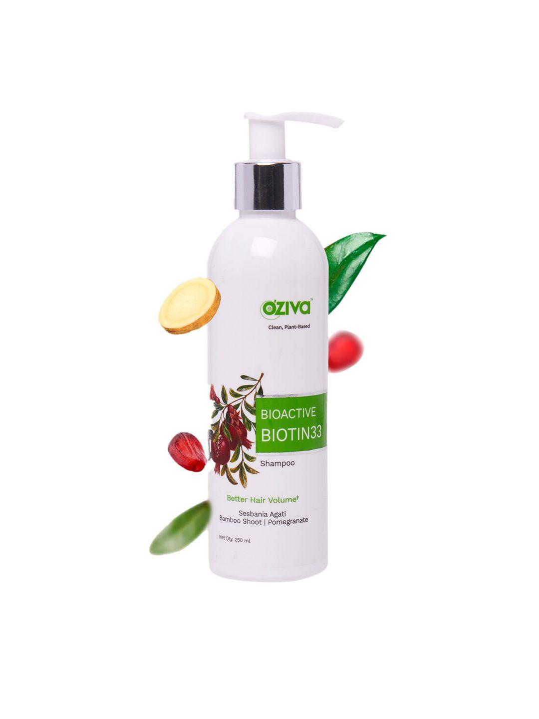 oziva unisex bioactive biotin33 shampoo 250ml