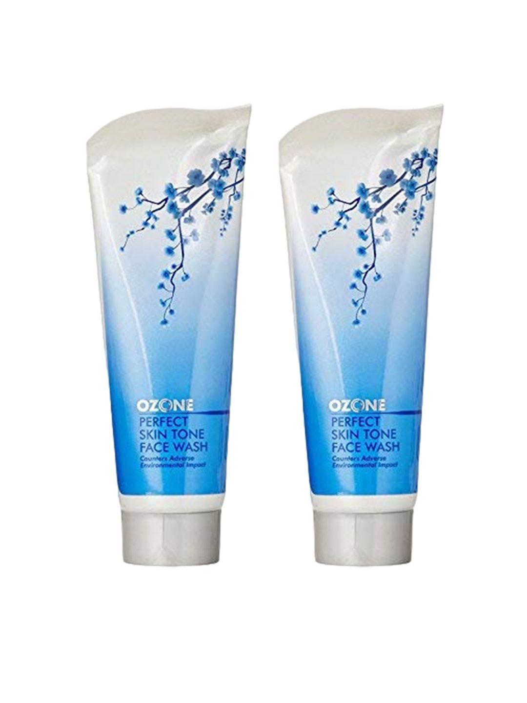 ozone set of 2 perfect skin tone face wash with cucumber & lemon for dark spots-100ml each