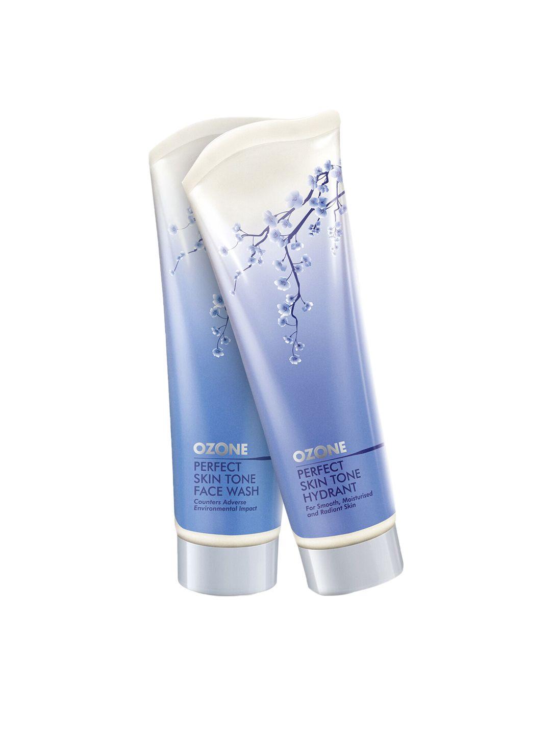 ozone set of perfect skin tone face wash & hydrant - 100 ml each