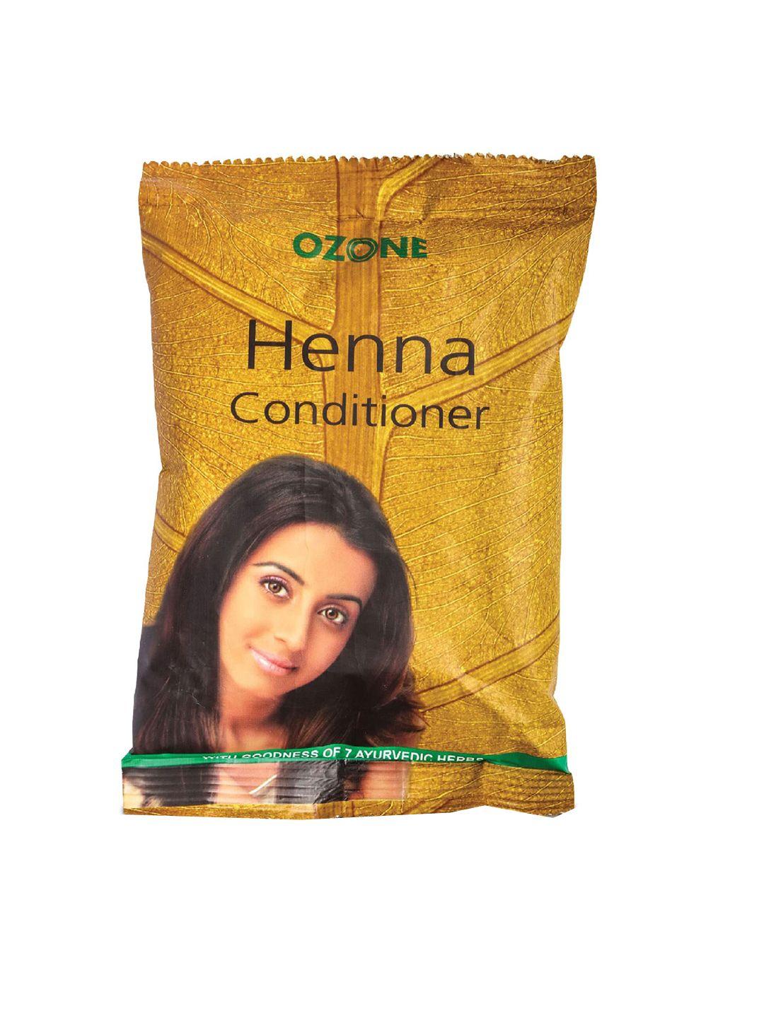 ozone 100% organic henna conditioner mehndi with 7 ayurvedic herbs - 100g
