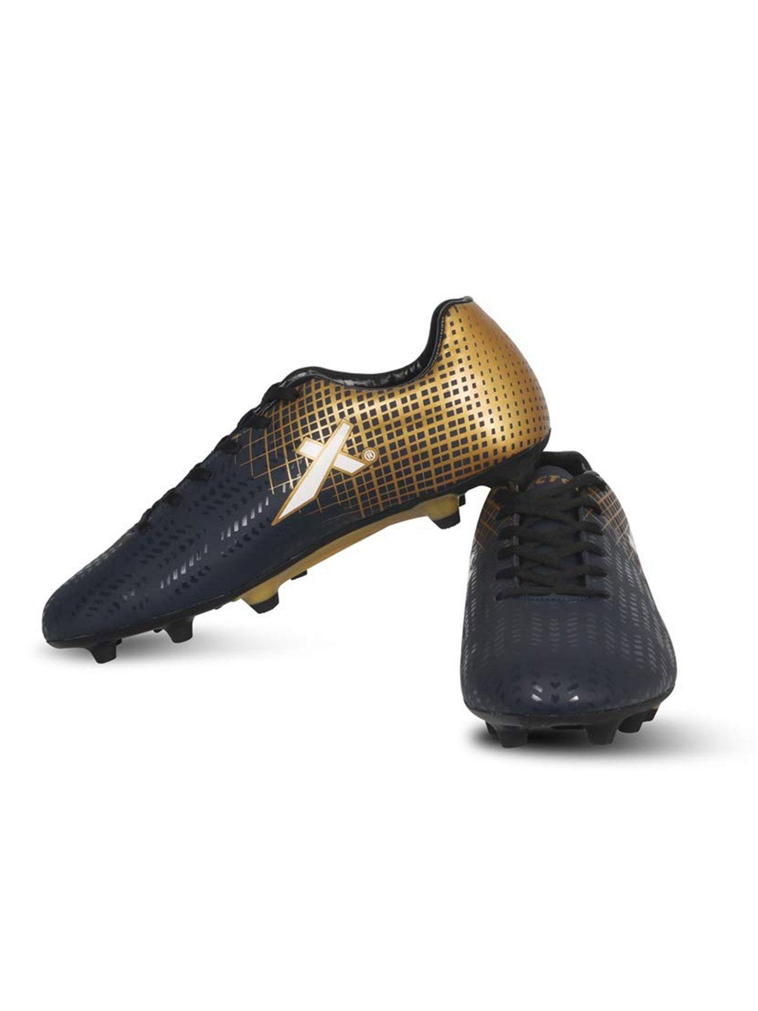 ozone football shoes for men - navy - gold