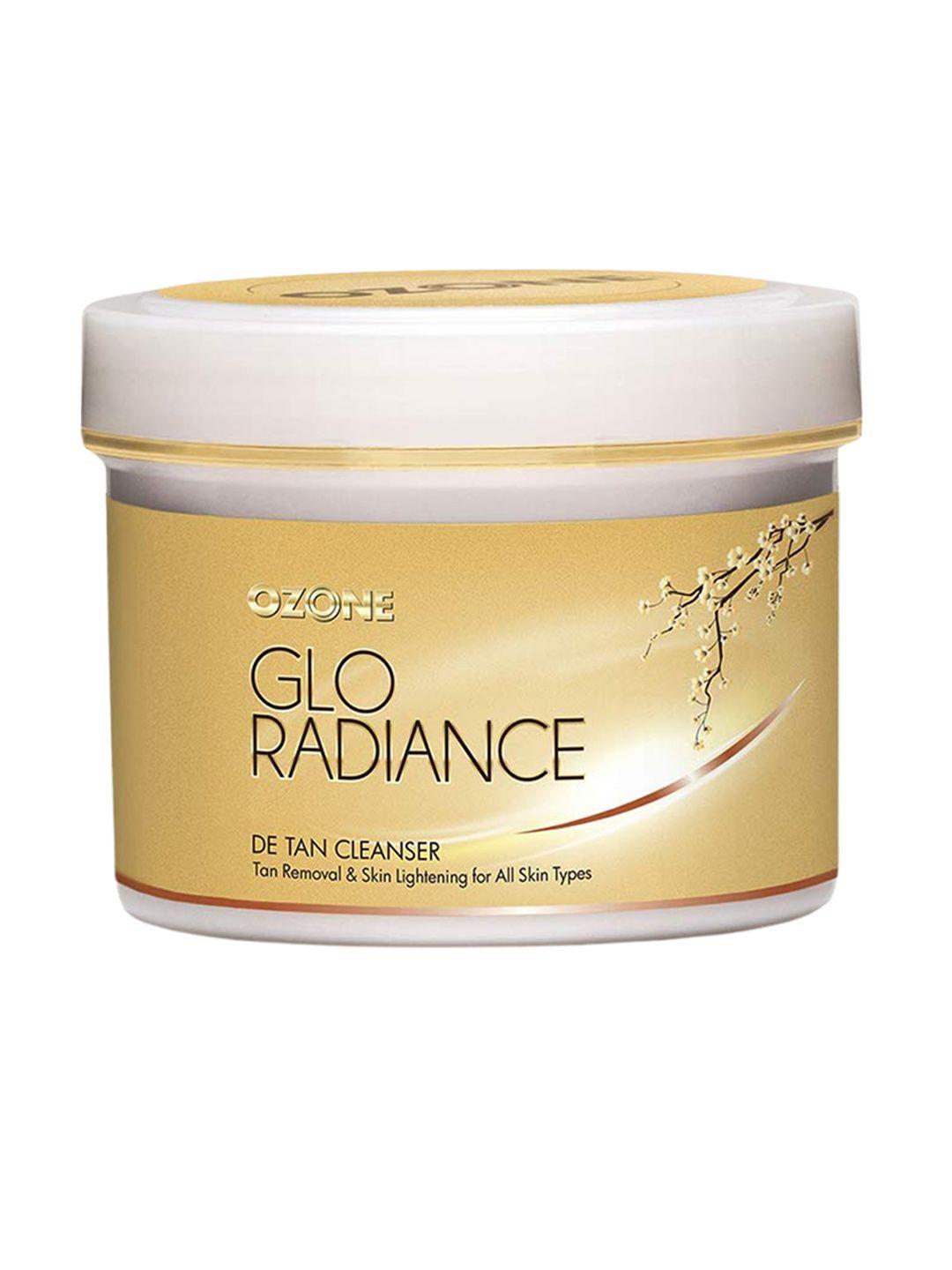 ozone glo radiance de tan facial cleanser with cucumber & shea butter - 250g