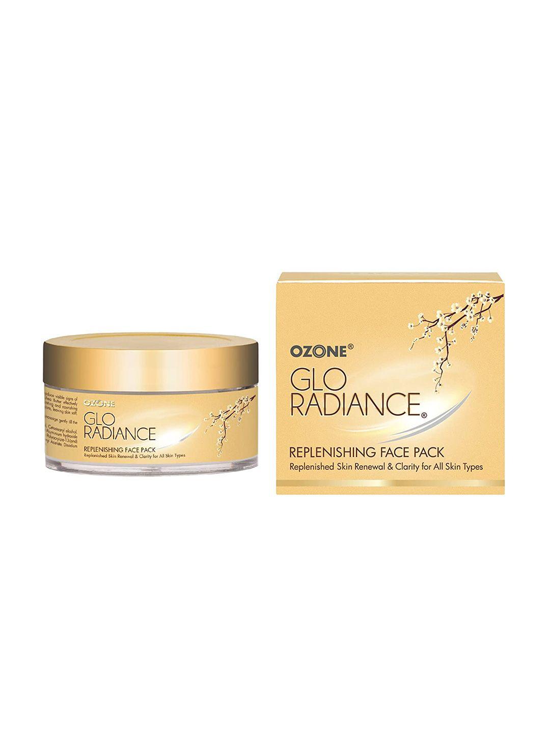 ozone glo radiance replenishing face pack  50 gm