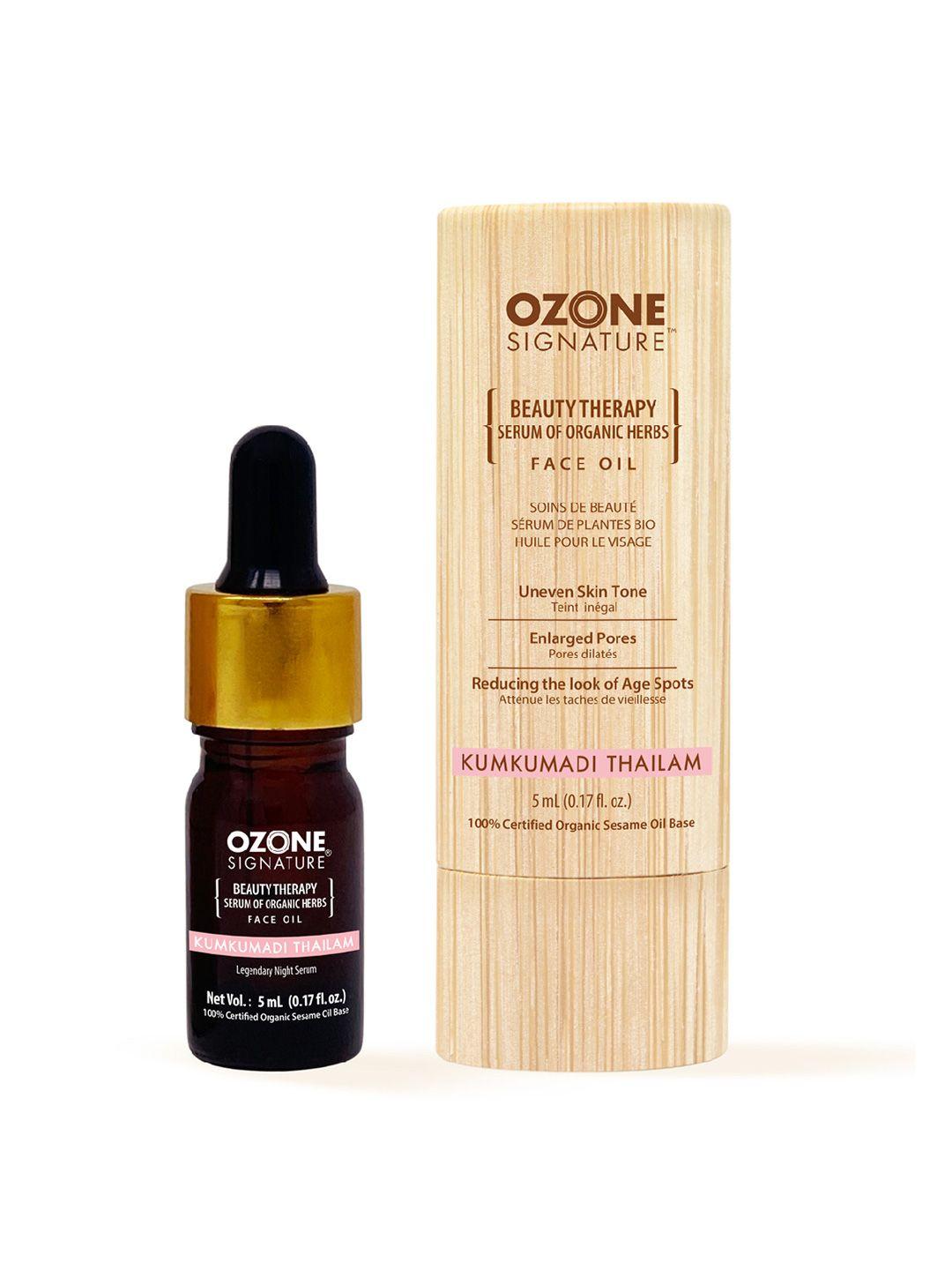 ozone signature kumkumadi thailam beauty therapy face oil 5 ml