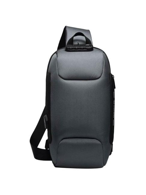 ozuko 10 ltrs grey medium backpack