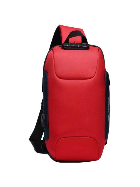 ozuko 23 ltrs red medium backpack