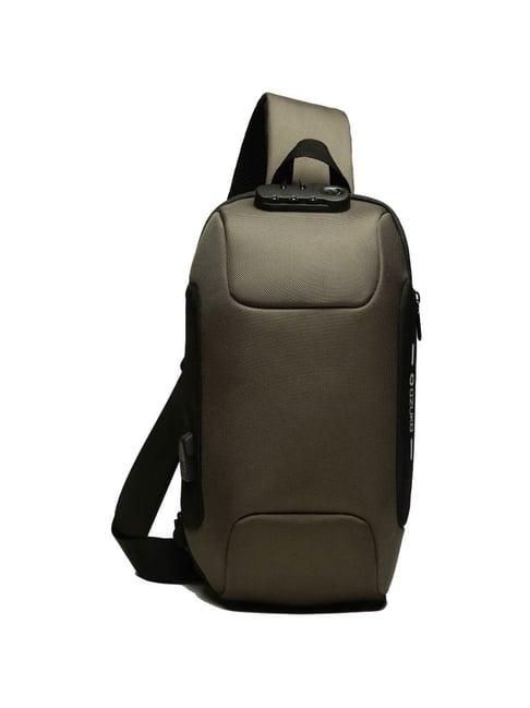 ozuko 10 ltrs green medium backpack