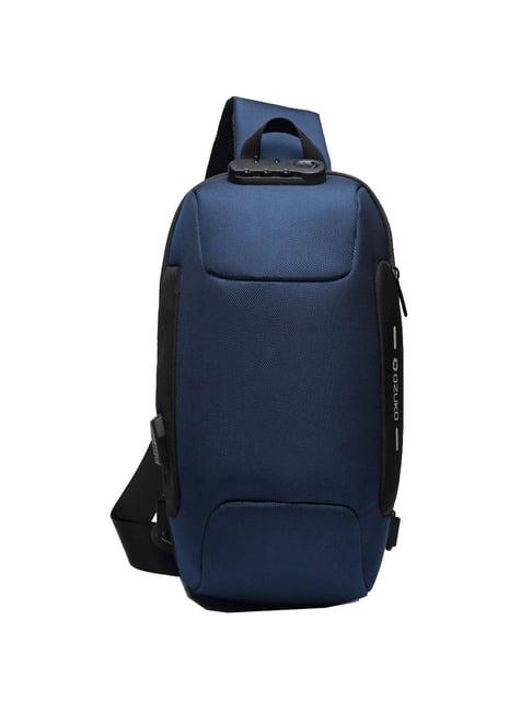 ozuko 35 ltrs blue medium backpack