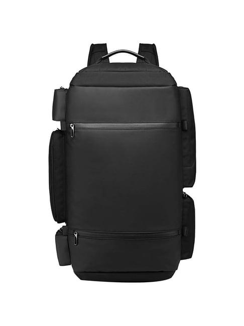 ozuko 5 ltrs black medium convertible backpack