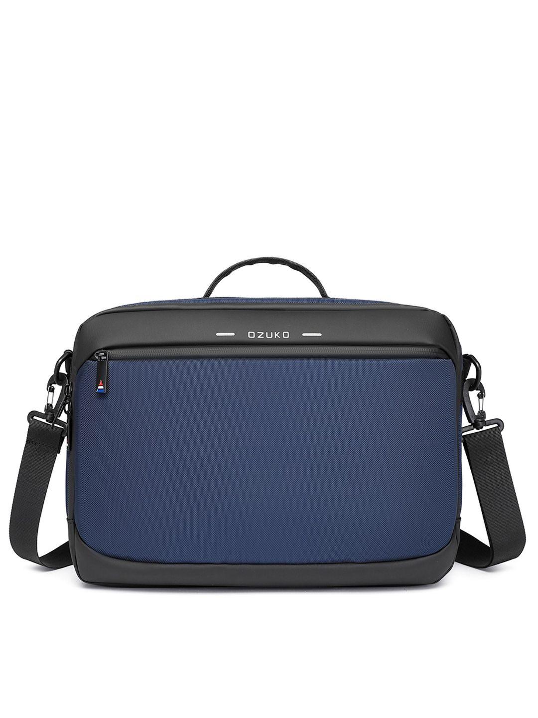 ozuko 9423 blue soft one size satchel bag