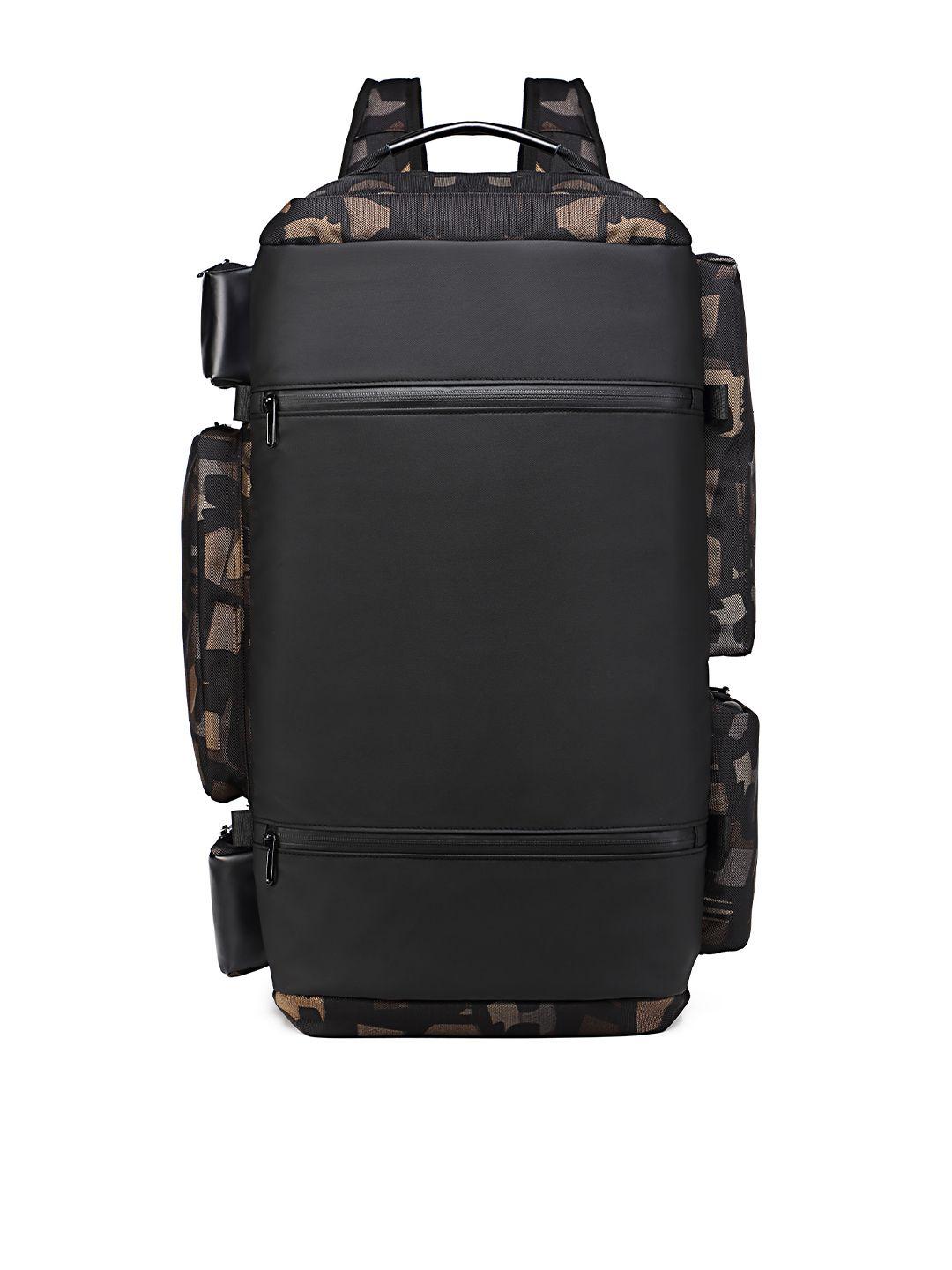 ozuko black soft case medium backpack
