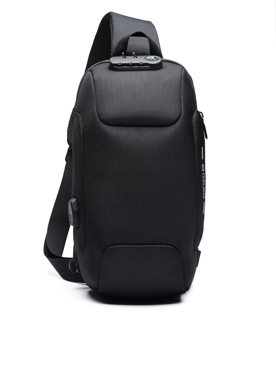 ozuko nova voyage black soft one size backpack