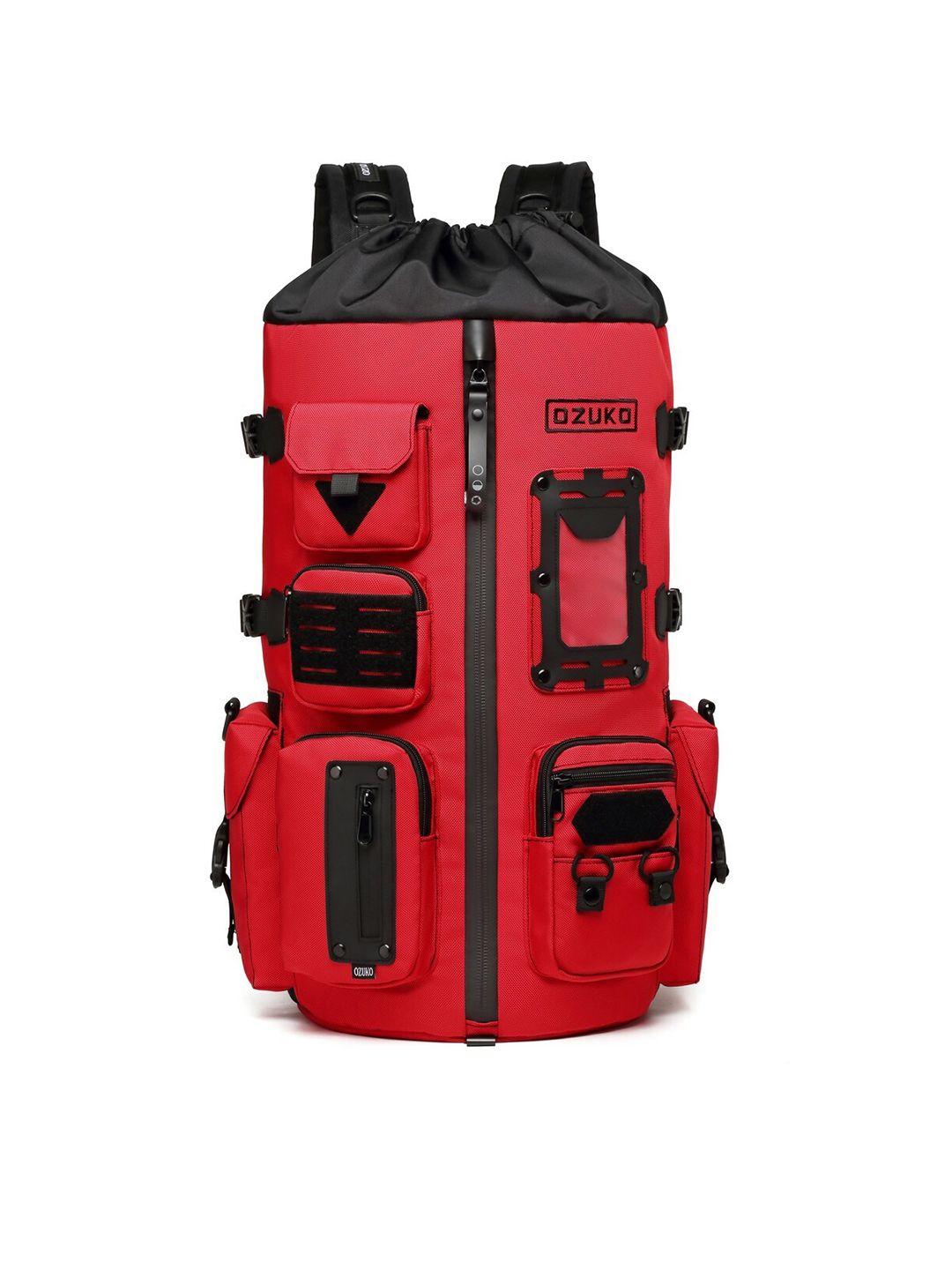 ozuko red soft one size backpack