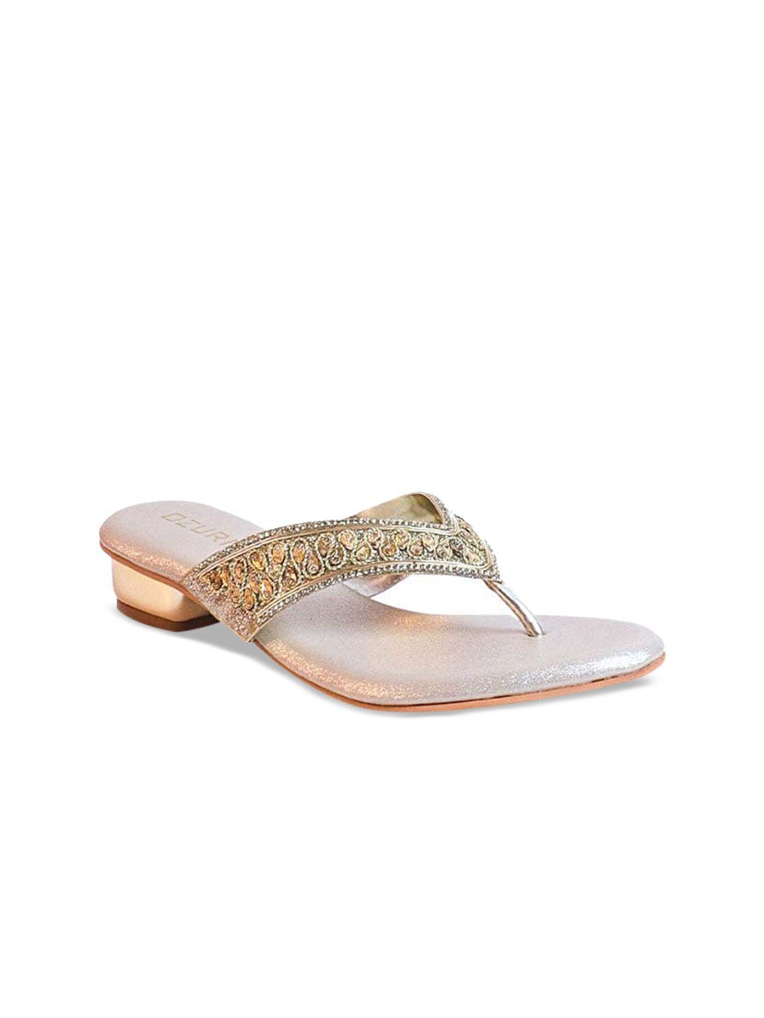 ozuri embellished open toe flats