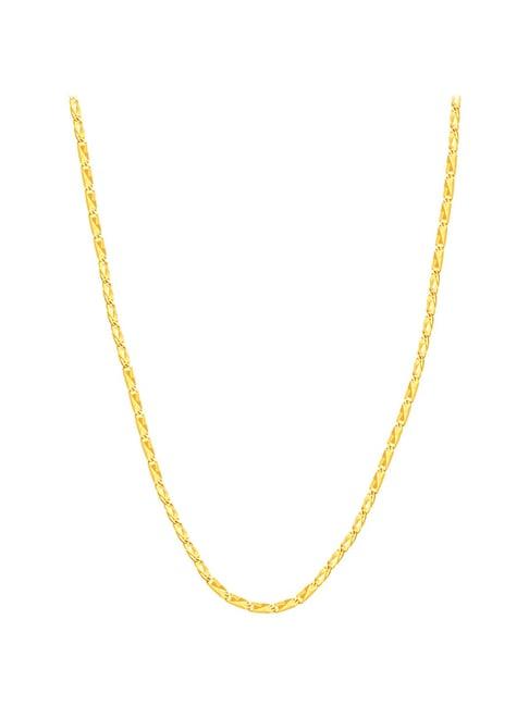 p.c. chandra jewellers 22 kt gold chain