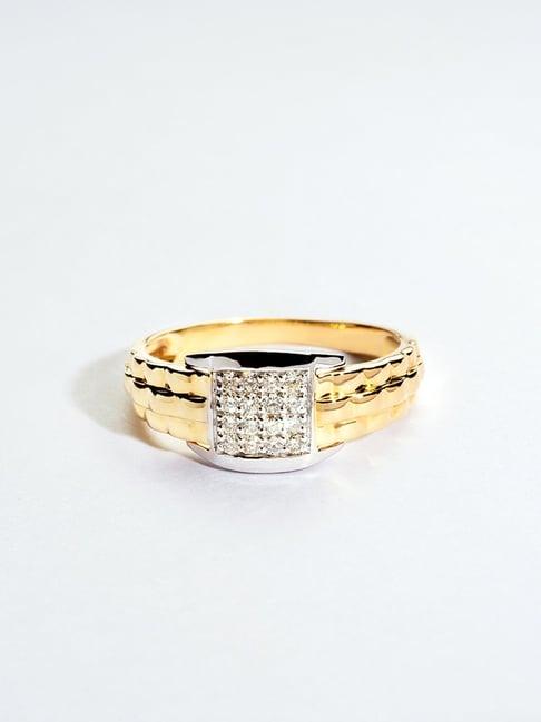 p.n.gadgil jewellers 14k gold casual diamond rings for women