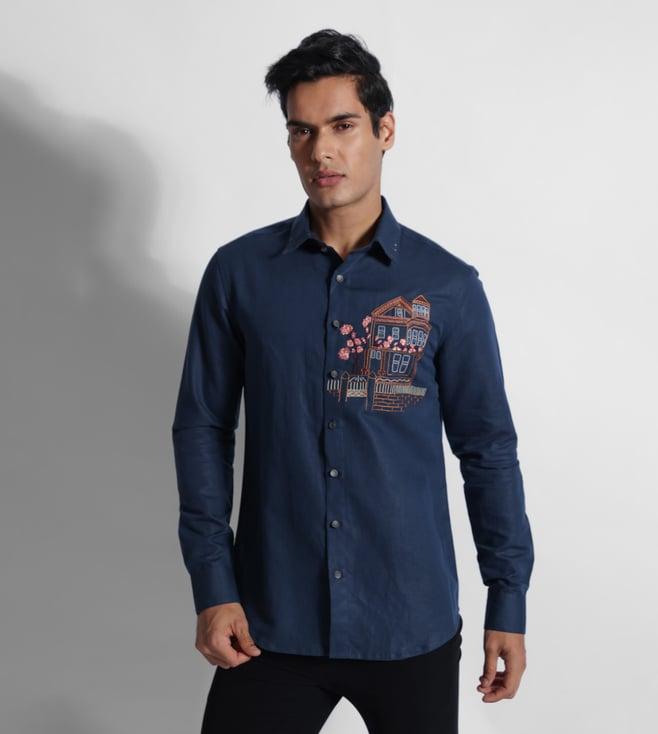 paarsh indigo shirt