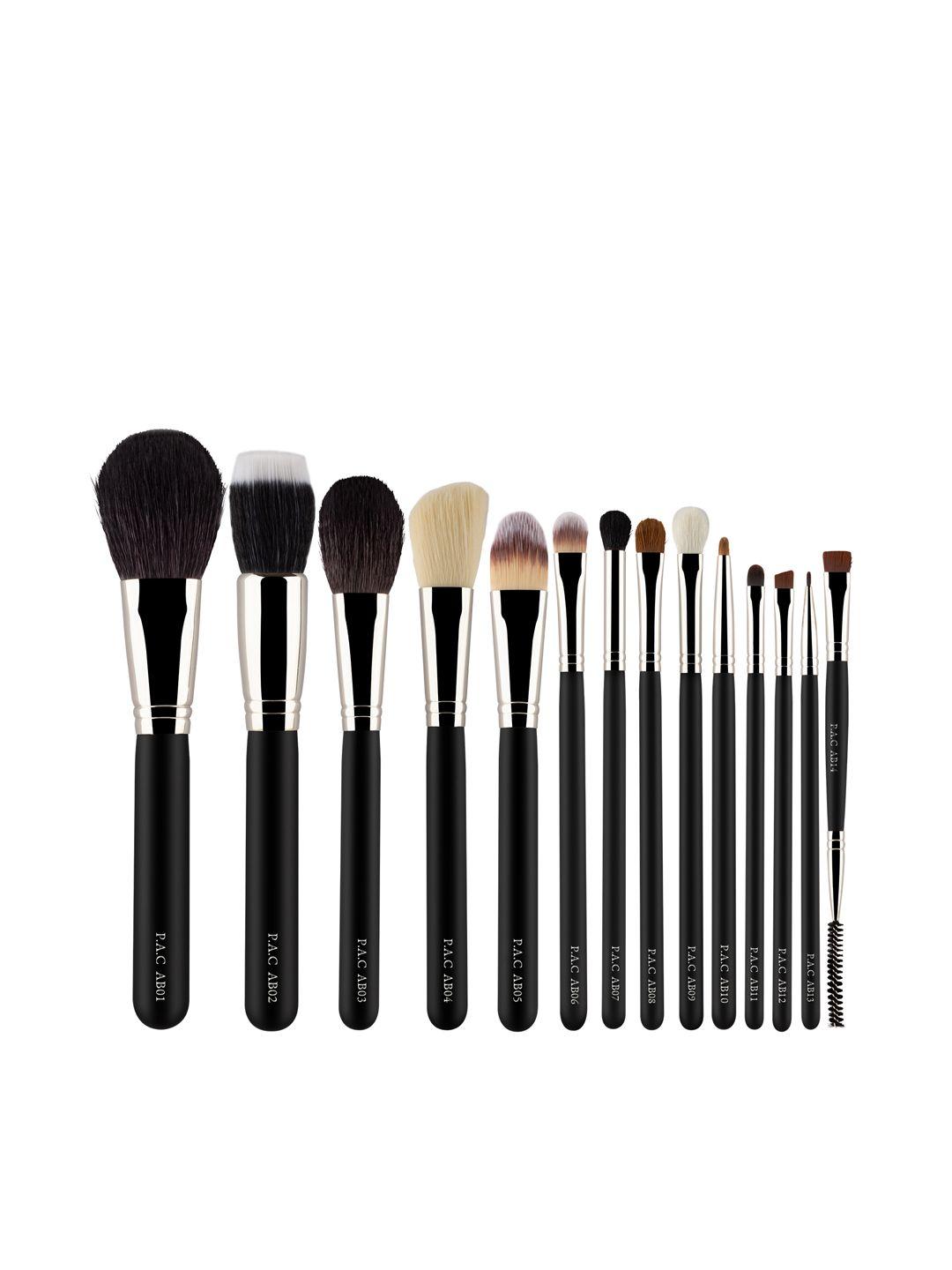 pac absolute basics makeup brushes  - set of 14
