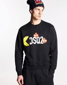 pac-man cool cotton regular fit sweatshirt