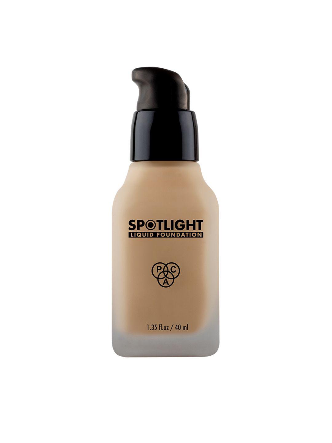 pac spotlight full coverage matte liquid foundation with hyaluronic acid 40ml- malted milk