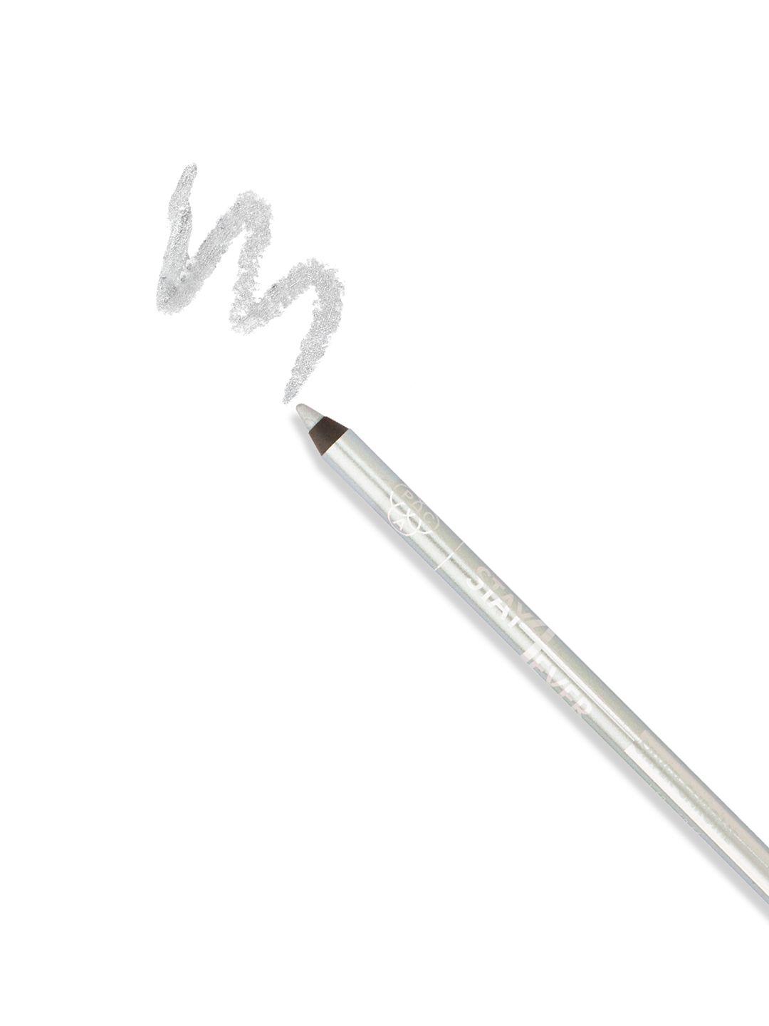 pac stay4ever waterproof smudge-proof gel eye pencil - silver chrome