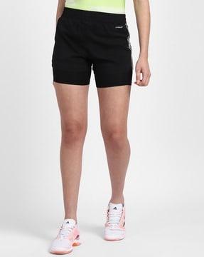 pacer 2-in-1 shorts with logo stripes