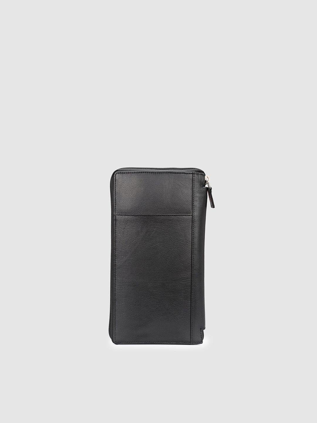 pacific gold men leather passport holder