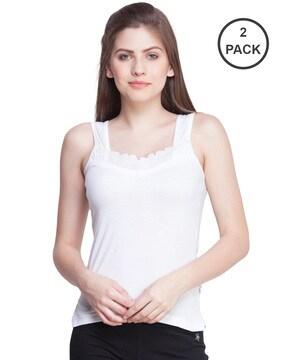 pack of 2 - solid camisole