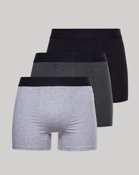 pack of 2 boxer briefs with logo waistband