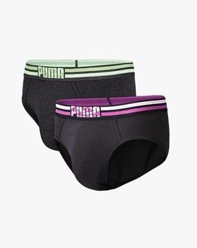 pack of 2 briefs with contrast waistband