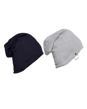 pack of 2 cotton beanies